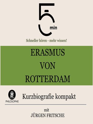 cover image of Erasmus von Rotterdam